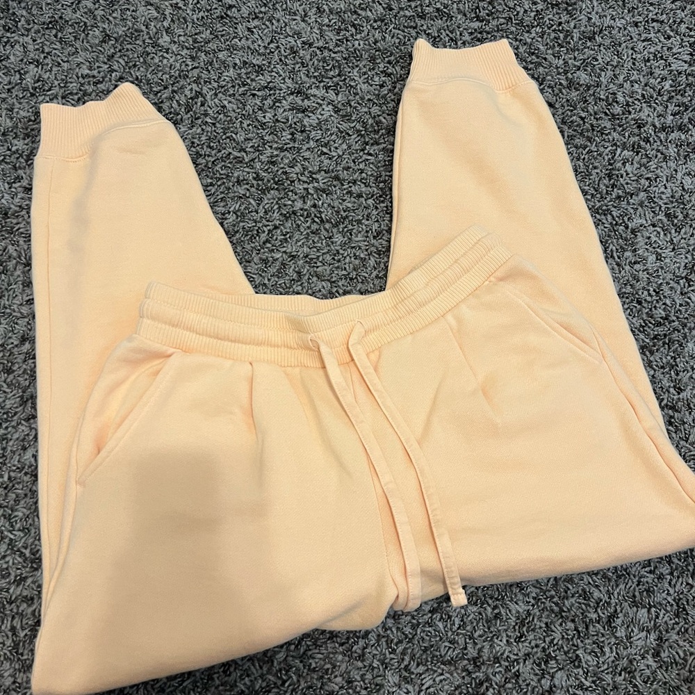 A New Day Peach Joggers NWOT